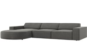 Micadoni Sametov&aacute; rohov&aacute; pohovka Jodie 284 cm