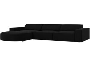 Micadoni Sametov&aacute; rohov&aacute; pohovka Jodie 284 cm