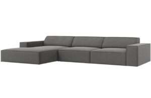 Micadoni Sametov&aacute; rohov&aacute; pohovka Jodie 284 cm