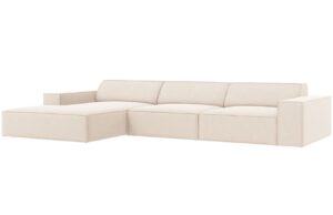 Micadoni Sametov&aacute; rohov&aacute; pohovka Jodie 284 cm