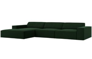 Micadoni Sametov&aacute; rohov&aacute; pohovka Jodie 284 cm