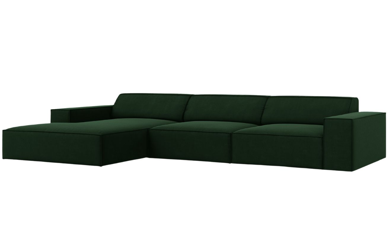 Micadoni Sametová rohová pohovka Jodie 284 cm