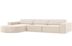 Micadoni Sametov&aacute; rohov&aacute; pohovka Jodie 284 cm