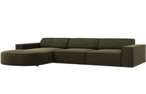 Micadoni Sametov&aacute; rohov&aacute; pohovka Jodie 284 cm