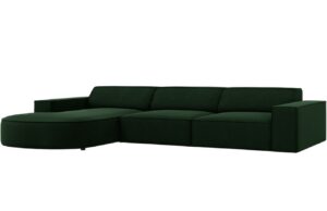 Micadoni Sametov&aacute; rohov&aacute; pohovka Jodie 284 cm