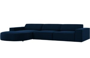 Micadoni Sametov&aacute; rohov&aacute; pohovka Jodie 284 cm