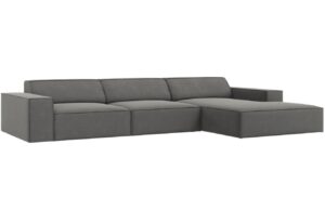 Micadoni Sametov&aacute; rohov&aacute; pohovka Jodie 284 cm