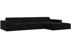 Micadoni Sametov&aacute; rohov&aacute; pohovka Jodie 284 cm