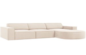 Micadoni Sametov&aacute; rohov&aacute; pohovka Jodie 284 cm