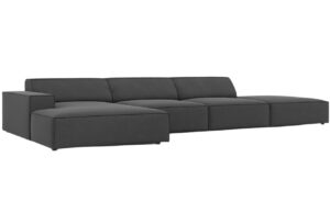 Micadoni Sametov&aacute; rohov&aacute; pohovka Jodie 341 cm