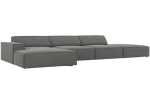 Micadoni Sametov&aacute; rohov&aacute; pohovka Jodie 341 cm