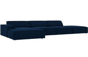 Micadoni Sametov&aacute; rohov&aacute; pohovka Jodie 341 cm