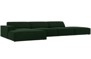 Micadoni Sametov&aacute; rohov&aacute; pohovka Jodie 341 cm