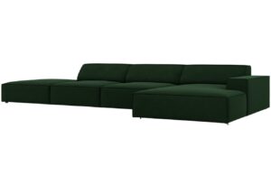 Micadoni Sametov&aacute; rohov&aacute; pohovka Jodie 341 cm