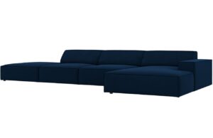 Micadoni Sametov&aacute; rohov&aacute; pohovka Jodie 341 cm