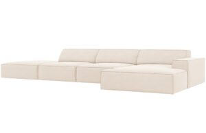 Micadoni Sametov&aacute; rohov&aacute; pohovka Jodie 341 cm