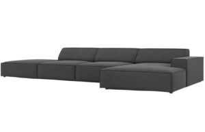 Micadoni Sametov&aacute; rohov&aacute; pohovka Jodie 341 cm