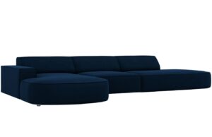 Micadoni Sametov&aacute; rohov&aacute; pohovka Jodie 342 cm