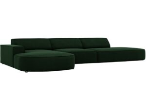 Micadoni Sametov&aacute; rohov&aacute; pohovka Jodie 342 cm