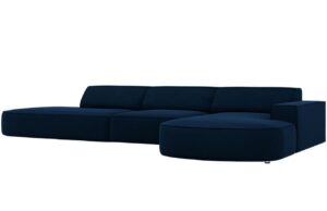 Micadoni Sametov&aacute; rohov&aacute; pohovka Jodie 342 cm