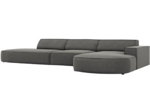 Micadoni Sametov&aacute; rohov&aacute; pohovka Jodie 342 cm