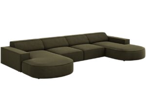 Micadoni Sametov&aacute; rohov&aacute; pohovka Jodie 364 cm