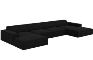 Micadoni Sametov&aacute; rohov&aacute; pohovka Jodie 364 cm