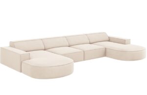 Micadoni Sametov&aacute; rohov&aacute; pohovka Jodie 364 cm