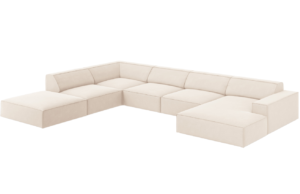 Micadoni Sametov&aacute; rohov&aacute; pohovka Jodie 364 cm