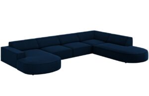 Micadoni Sametov&aacute; rohov&aacute; pohovka Jodie 364 cm