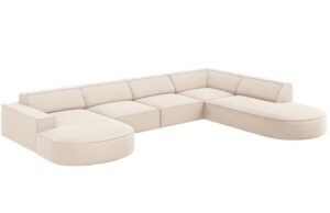 Micadoni Sametov&aacute; rohov&aacute; pohovka Jodie 364 cm