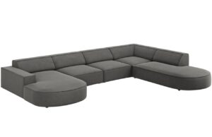 Micadoni Sametov&aacute; rohov&aacute; pohovka Jodie 364 cm