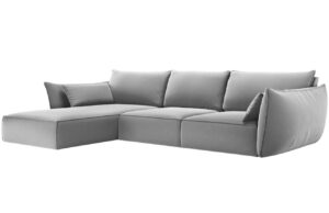 Micadoni Sametov&aacute; rohov&aacute; pohovka Kaelle 308 cm