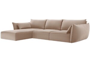 Micadoni Sametov&aacute; rohov&aacute; pohovka Kaelle 308 cm