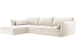 Micadoni Sametov&aacute; rohov&aacute; pohovka Kaelle 308 cm