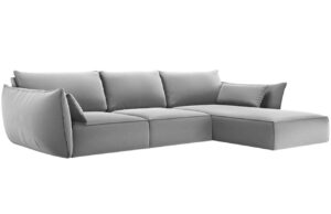 Micadoni Sametov&aacute; rohov&aacute; pohovka Kaelle 308 cm