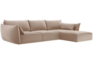 Micadoni Sametov&aacute; rohov&aacute; pohovka Kaelle 308 cm