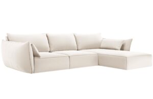 Micadoni Sametov&aacute; rohov&aacute; pohovka Kaelle 308 cm