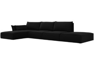 Micadoni Sametov&aacute; rohov&aacute; pohovka Kaelle 364 cm