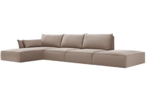 Micadoni Sametov&aacute; rohov&aacute; pohovka Kaelle 364 cm