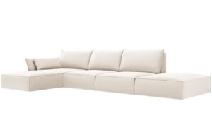 Micadoni Sametov&aacute; rohov&aacute; pohovka Kaelle 364 cm