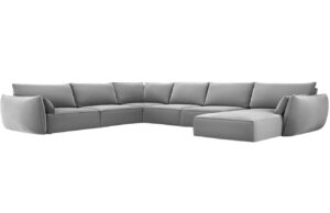 Micadoni Sametov&aacute; rohov&aacute; pohovka Kaelle 384 cm