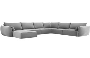 Micadoni Sametov&aacute; rohov&aacute; pohovka Kaelle 384 cm