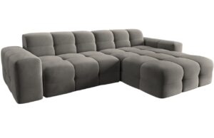 Micadoni Sametov&aacute; rohov&aacute; pohovka Kendal 256 cm