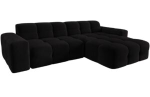 Micadoni Sametov&aacute; rohov&aacute; pohovka Kendal 256 cm