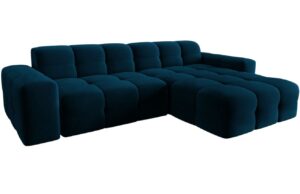 Micadoni Sametov&aacute; rohov&aacute; pohovka Kendal 256 cm