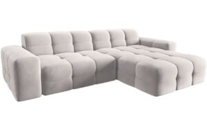 Micadoni Sametov&aacute; rohov&aacute; pohovka Kendal 256 cm