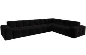 Micadoni Sametov&aacute; rohov&aacute; pohovka Kendal 332 cm