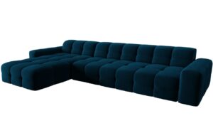 Micadoni Sametov&aacute; rohov&aacute; pohovka Kendal 357 cm