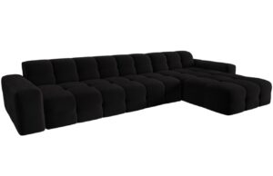 Micadoni Sametov&aacute; rohov&aacute; pohovka Kendal 357 cm